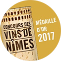 Concours des Vins de Nimes 2017 Gold Award